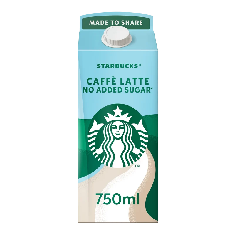 Starbucks Cafe Latte no added sugar