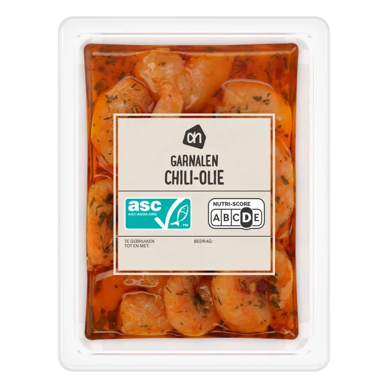 Garnalen chili-olie