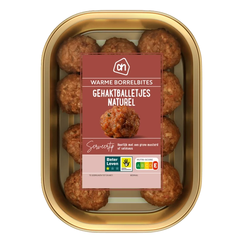 Gehaktballetjes naturel