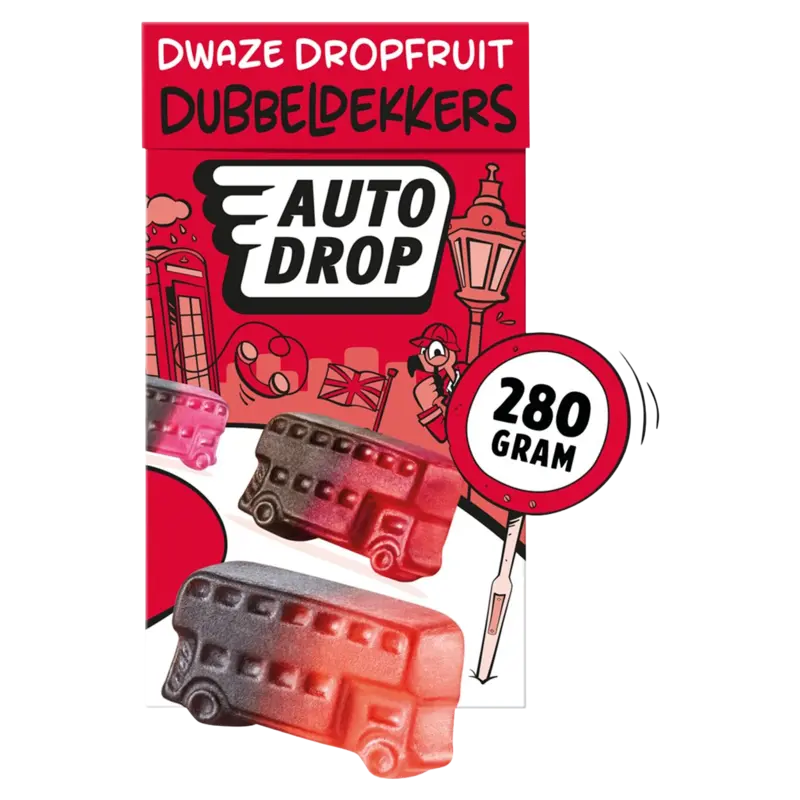 Autodrop Dwaze dropfruit dubbeldekkers