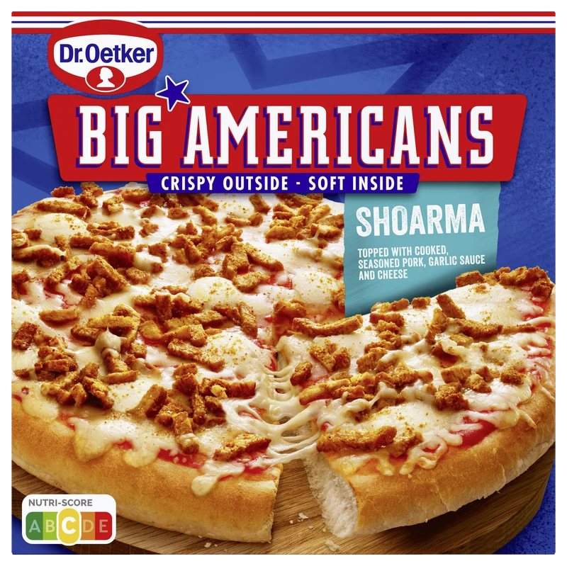 Dr. Oetker Big Americans pizza Shoarma