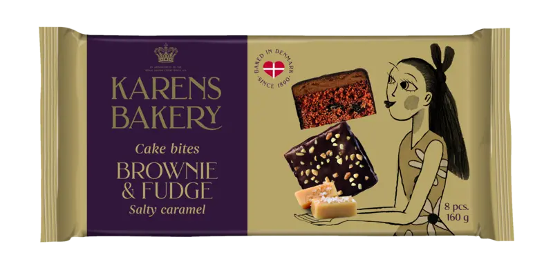 Karens Bakery Cake bites brownie & fudge