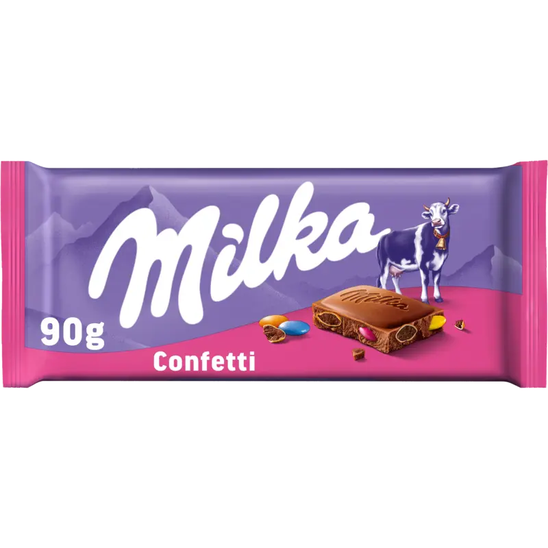 Milka Chocoladereep confetti