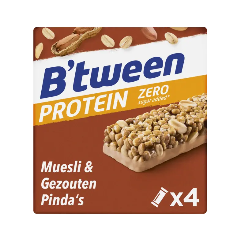 Hero B'tween protein zero muesli & pinda's