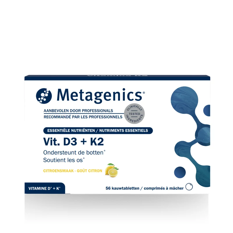 Metagenics Vitamine D3 +K2 NFD 56 kauwtabletten
