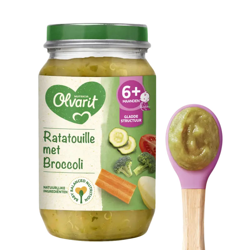 Olvarit Ratatouille met broccoli 6m+