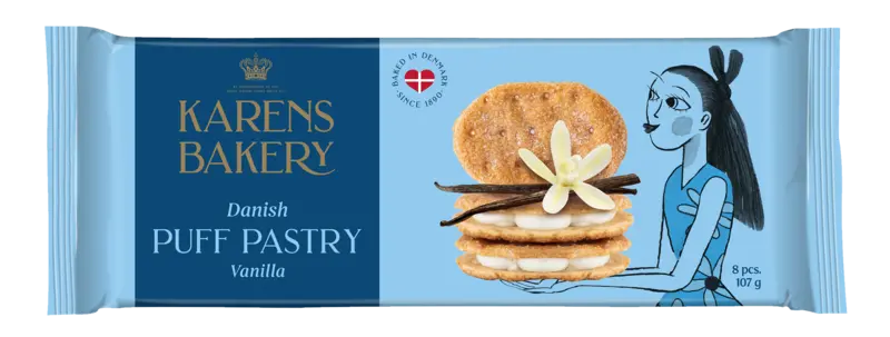 Karens Bakery Danish puff pastry vanilla