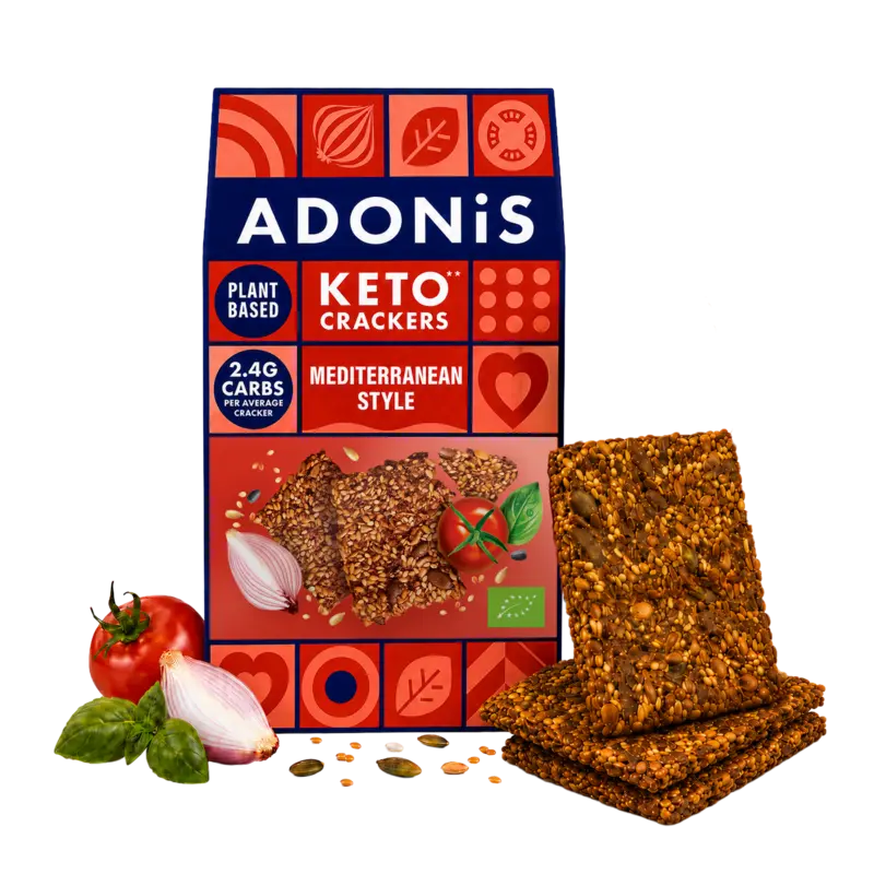 Adonis Keto crackers mediterranean style