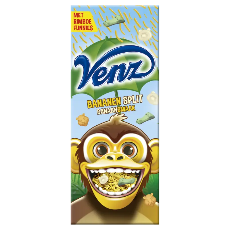 Venz Bananen split banaansmaak