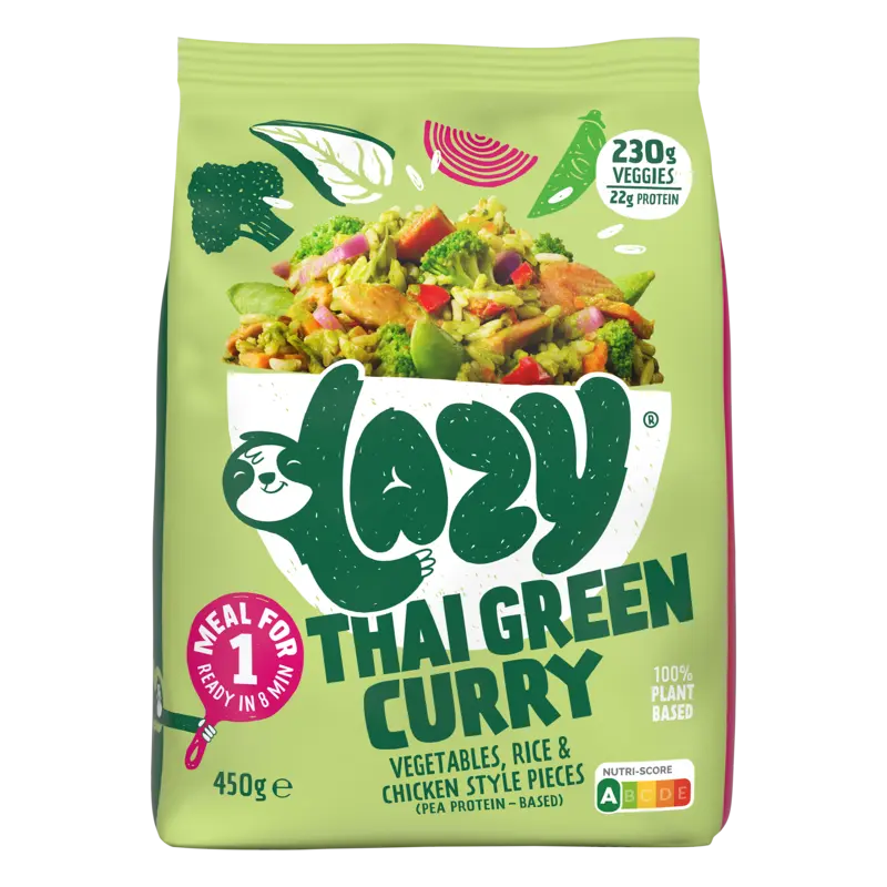 Lazy Thai green curry maaltijd