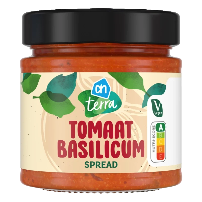 Terra Tomaat basilicum spread