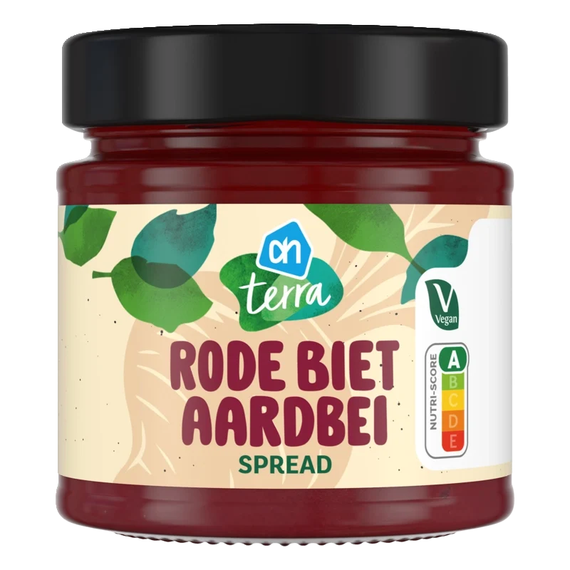 Terra Rode biet aardbei spread