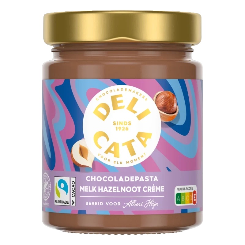 Delicata Chocoladepasta melk hazelnoot creme