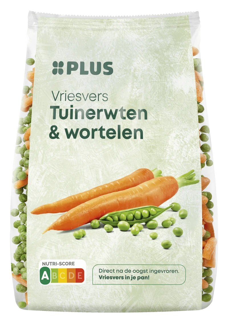 Tuinerwten en wortelen