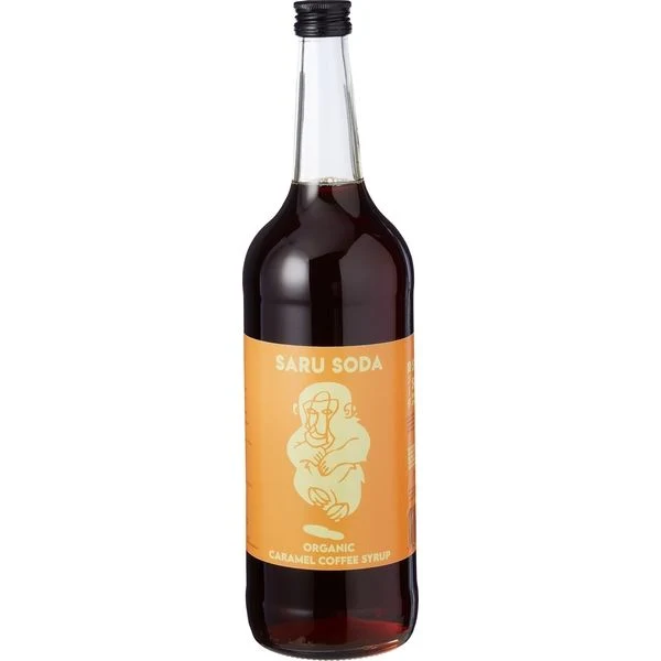 Saru Soda Siroop caramel koffie bio 1 liter