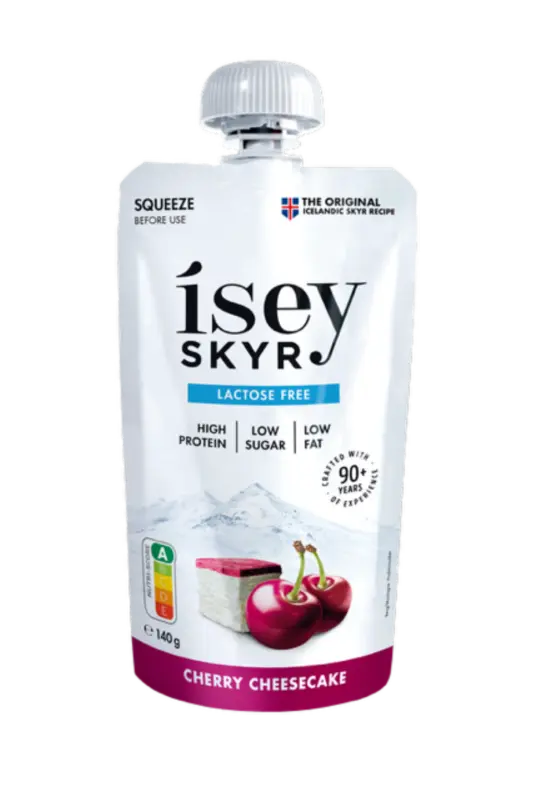 Isey Skyr cherry cheesecake