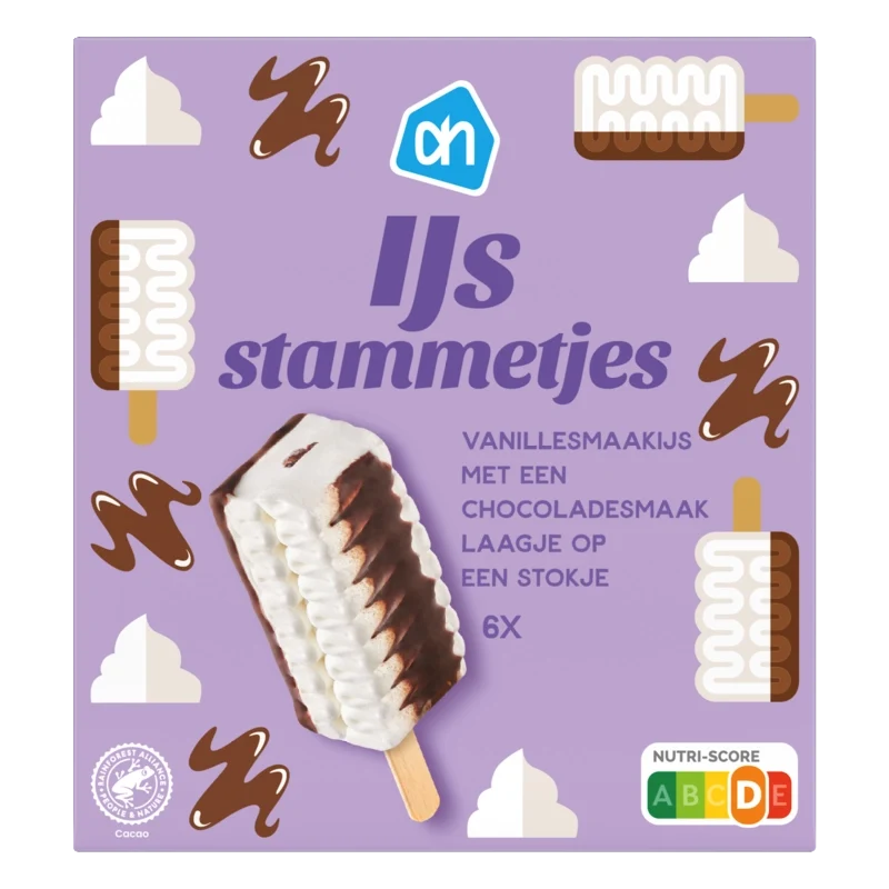 Ijsstammetje op stokje
