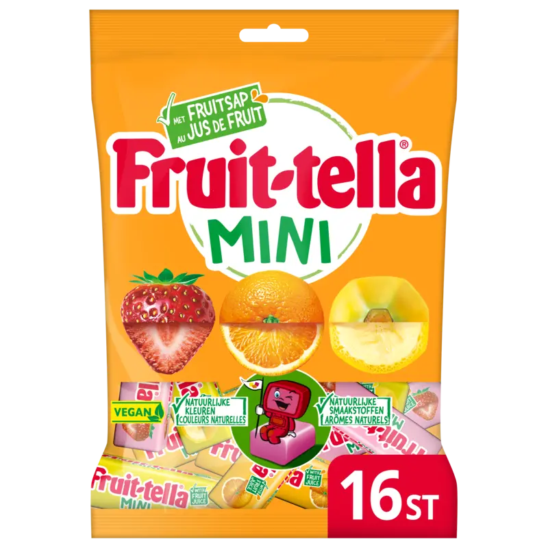 Fruittella Mini uitdeelzak