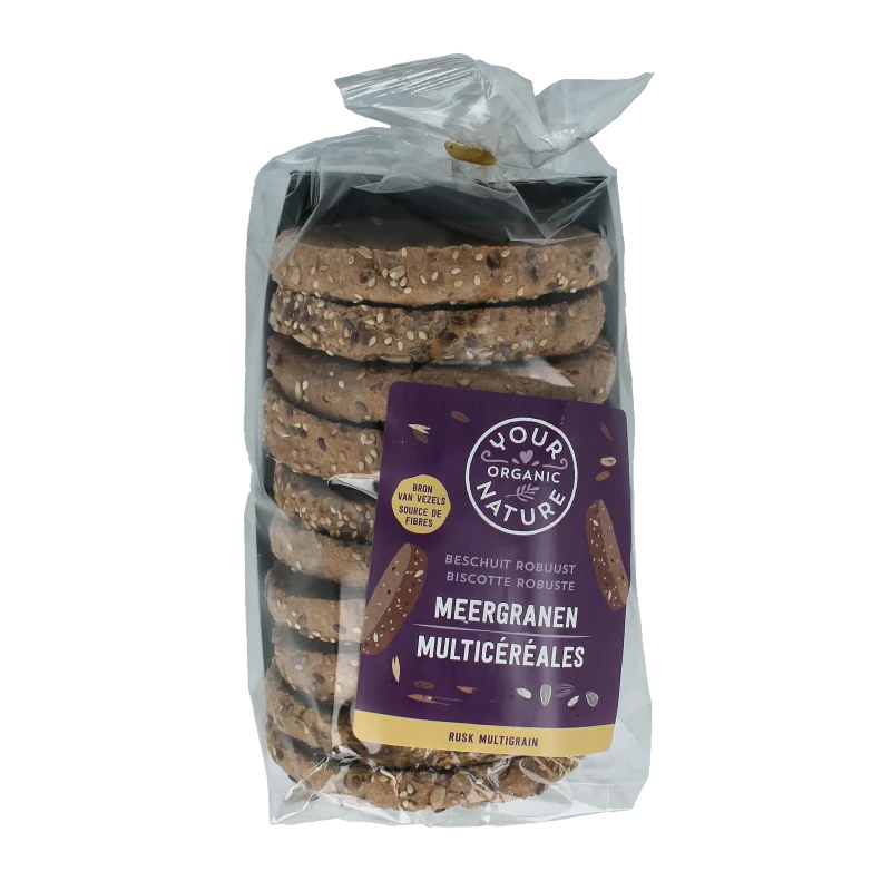 Your Organic Nature Beschuit meergranen bio 10 stuks