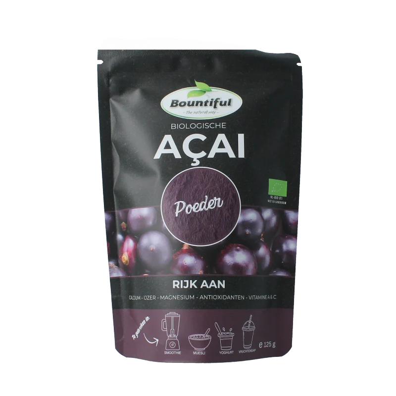 Bountiful Acai poeder bio 125 gram