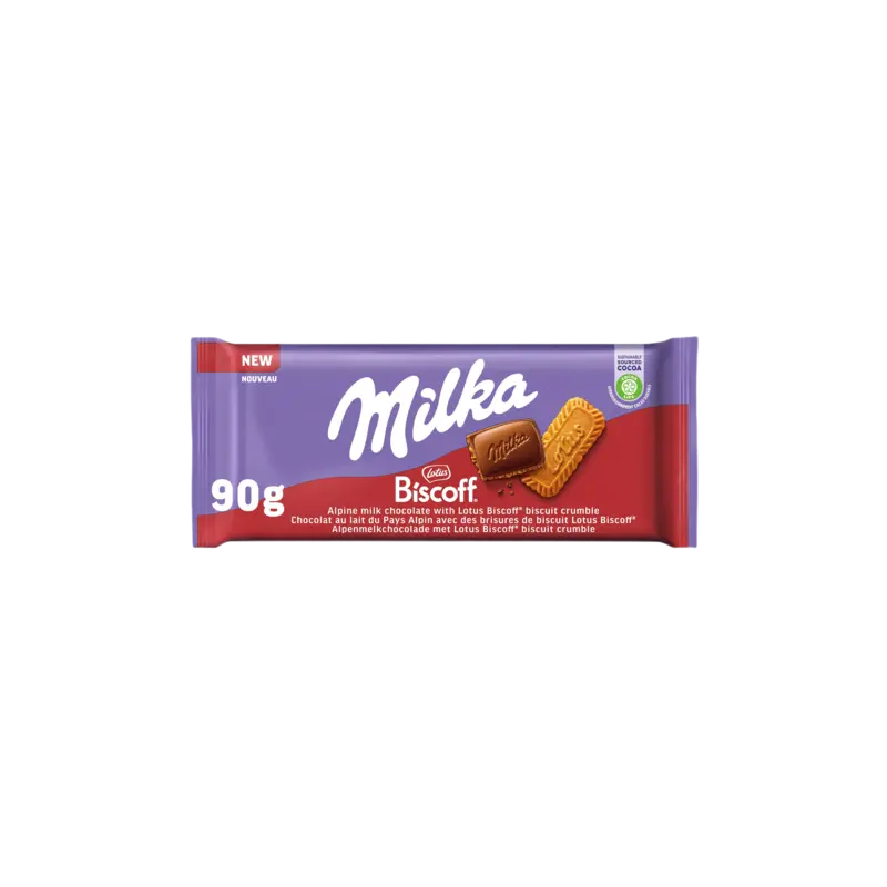 Milka Chocoladereep lotus biscoff