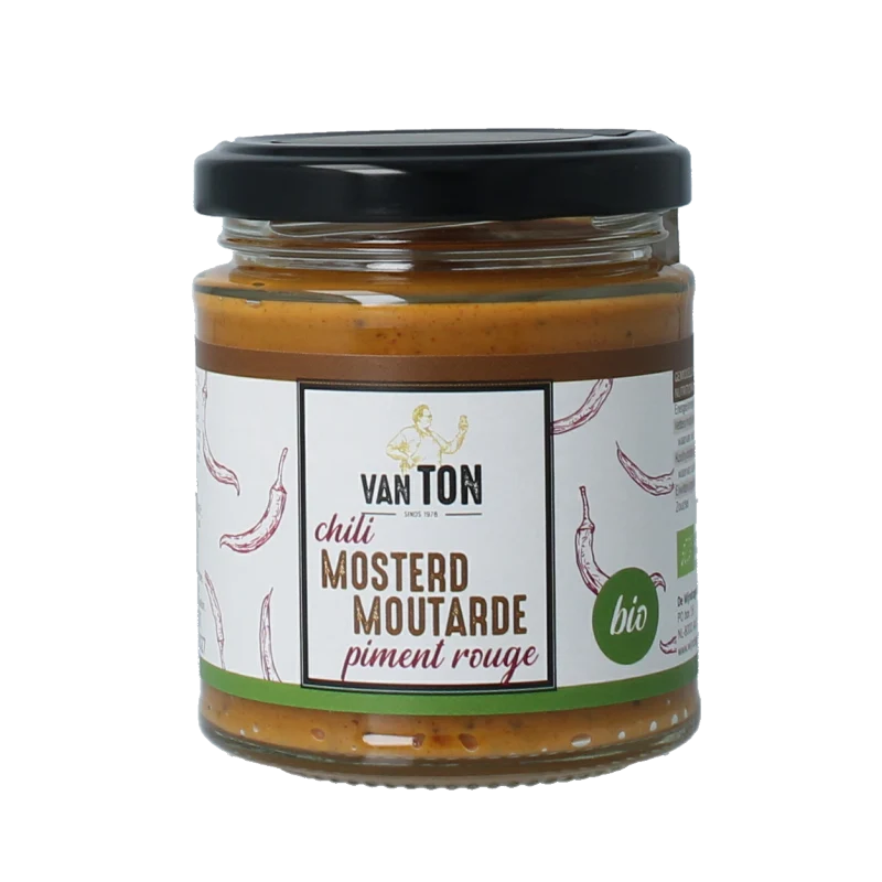 Van Ton Chili mosterd bio 170 gram