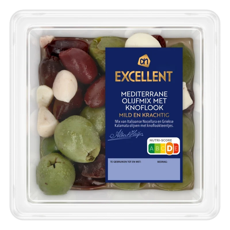 Excellent Mediterrane olijfmix met knoflook