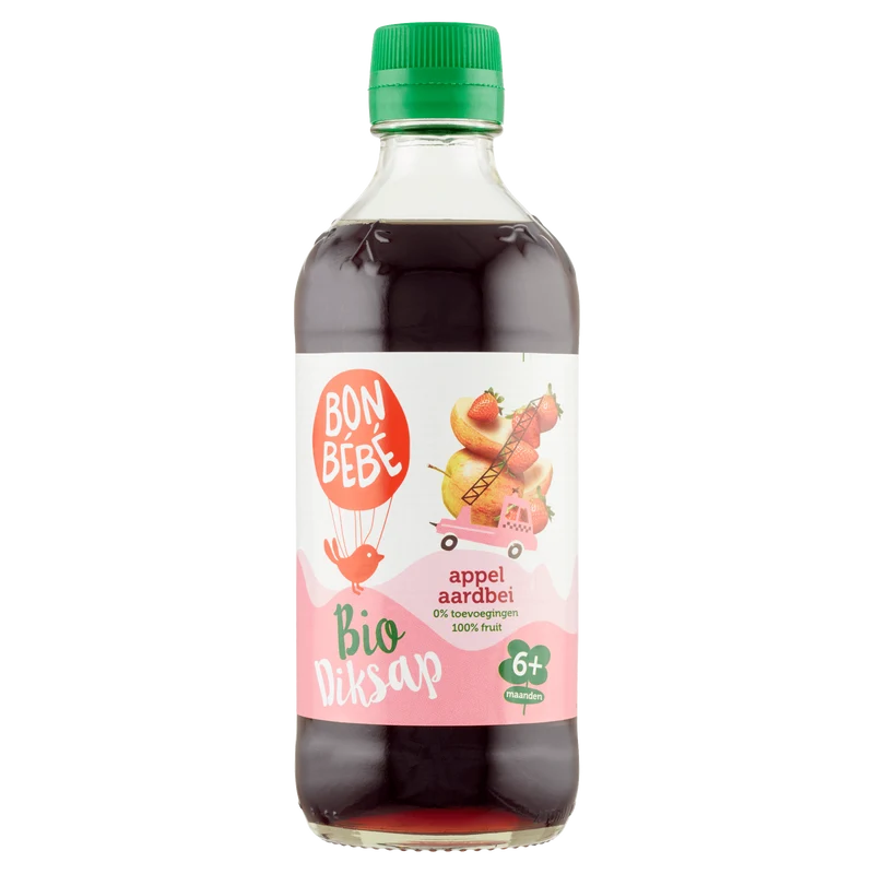 Bonbebe Diksap appel aardbei bio