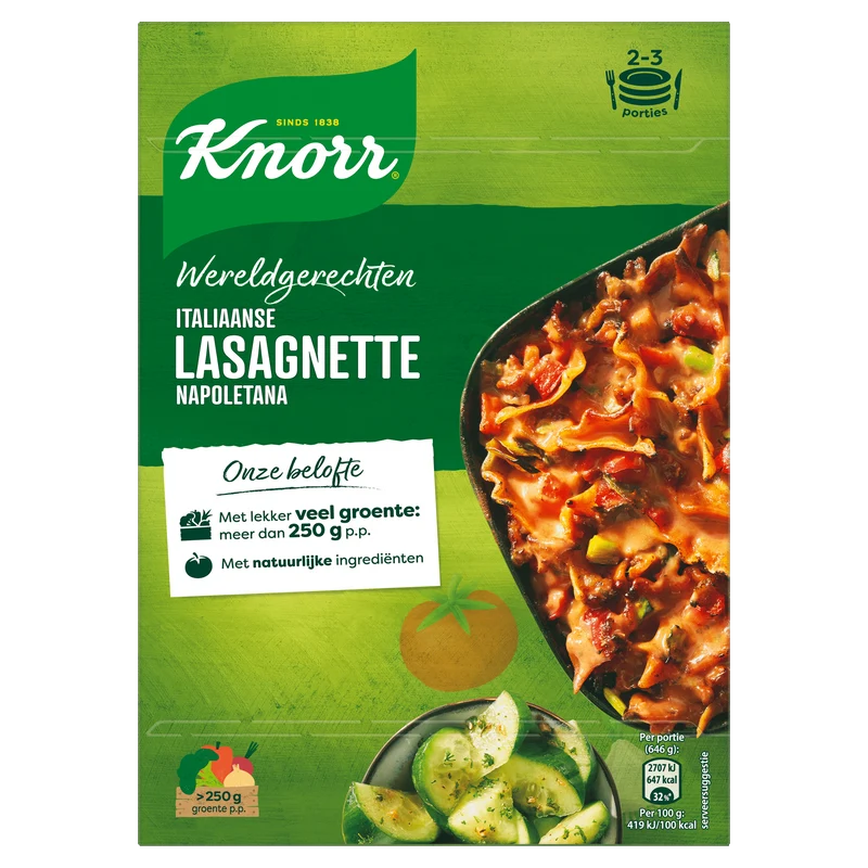 Knorr Wereldgerecht Lasagnette napoletana