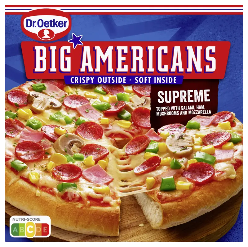 Dr. Oetker Big Americans pizza supreme