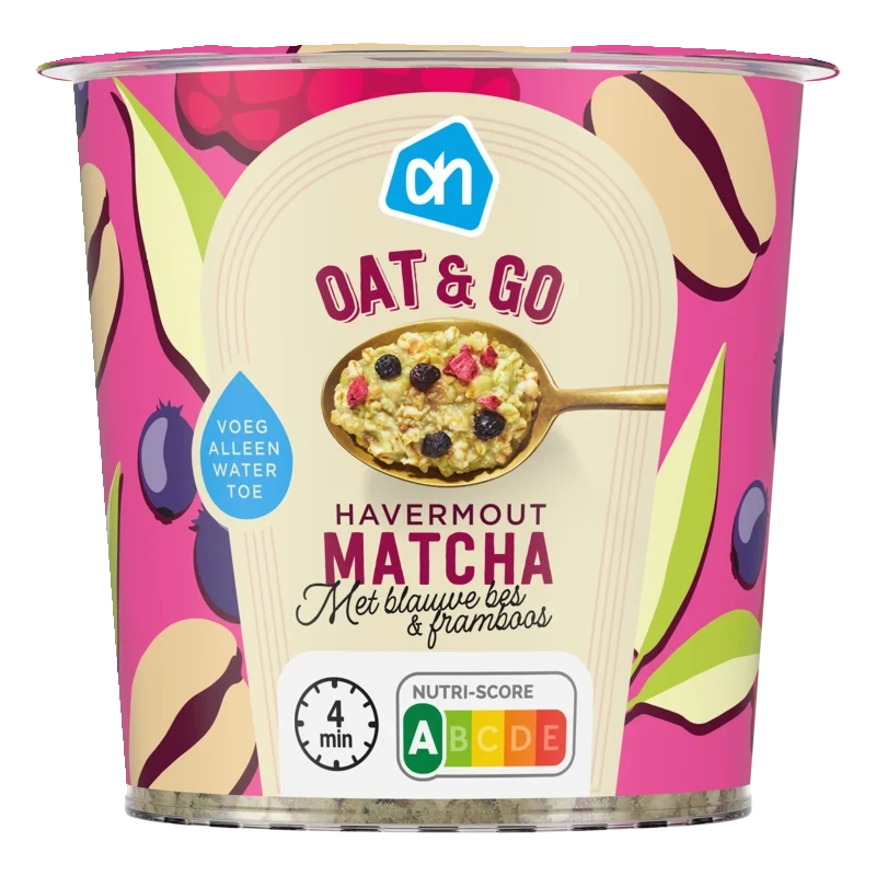 Oat & go matcha havermout