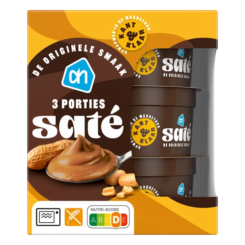 Satésaus kant & klaar 3 porties
