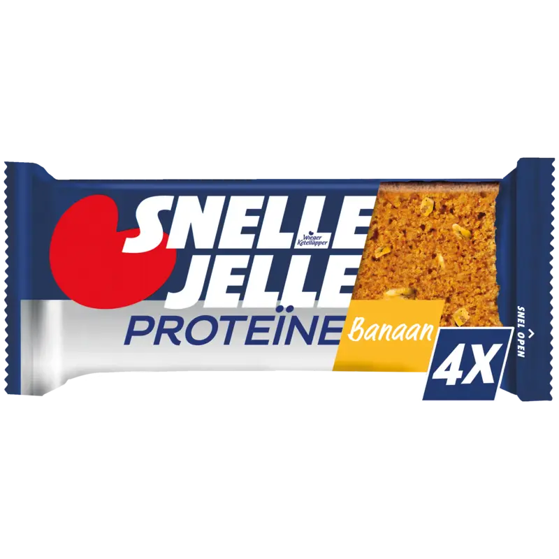 Snelle Jelle Proteïne banaan 4-pack