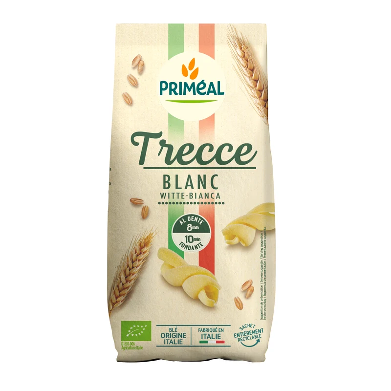 Primeal Trecce spiraal pasta bio 500 gram