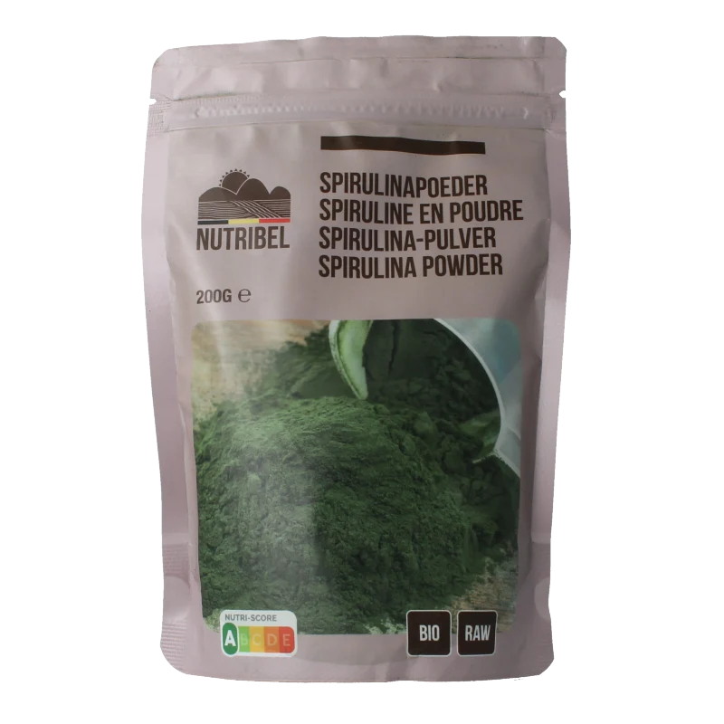 Nutribel Spirulina poeder raw bio 200 gram