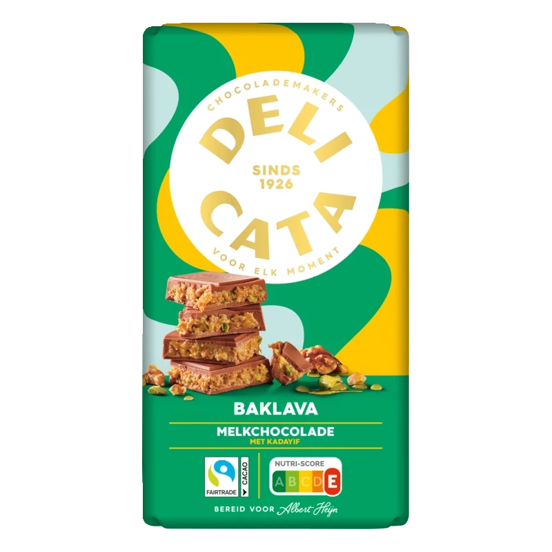 Delicata Melk met baklavavulling