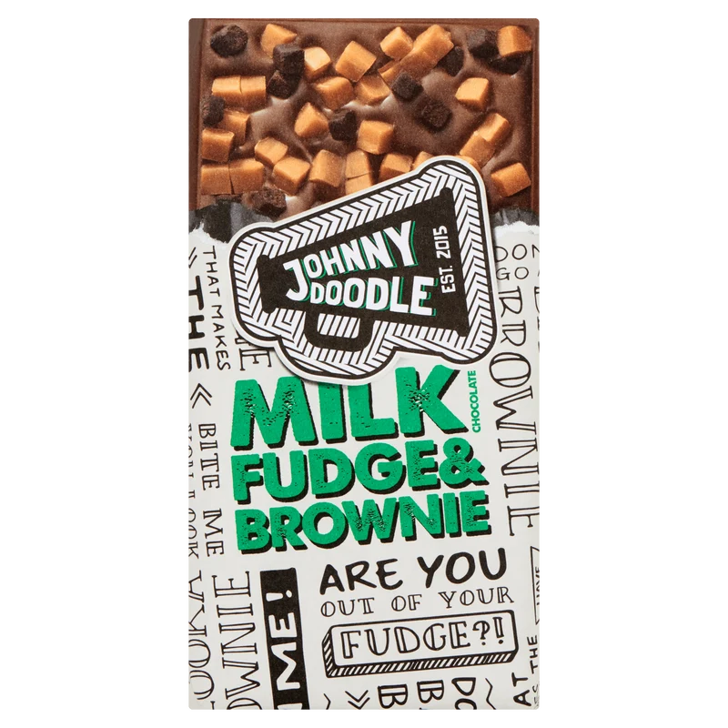 Johnny Doodle Milk fudge & brownie