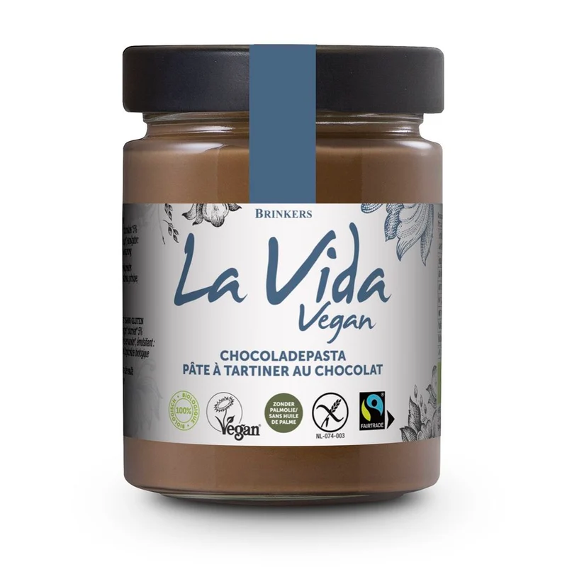 La Vida Vegan Chocoladepasta Biologisch 270 gram