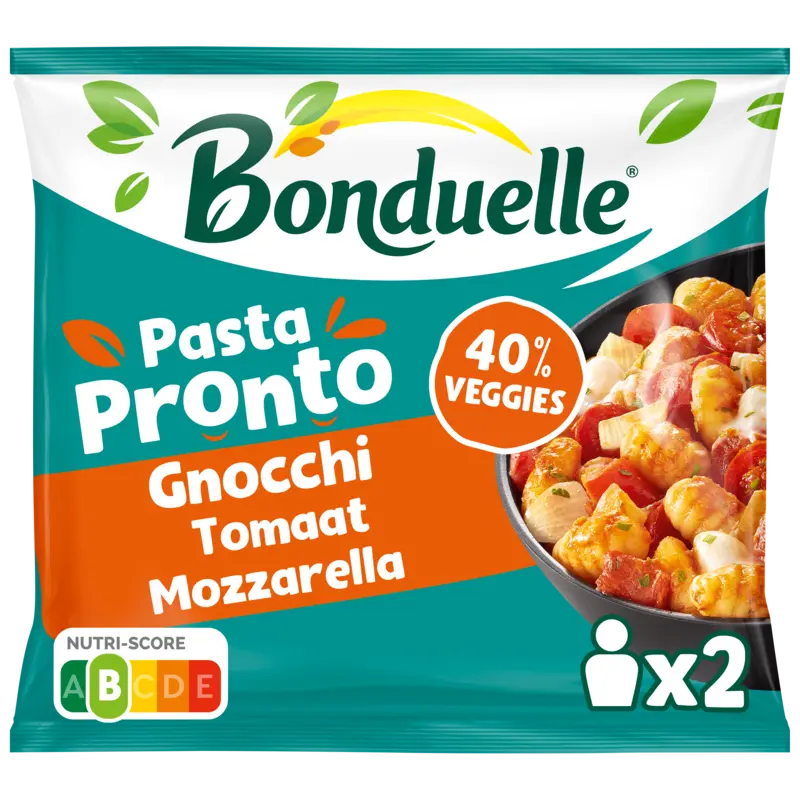 Bonduelle Pasta pronto gnocchi tomaat mozzarella