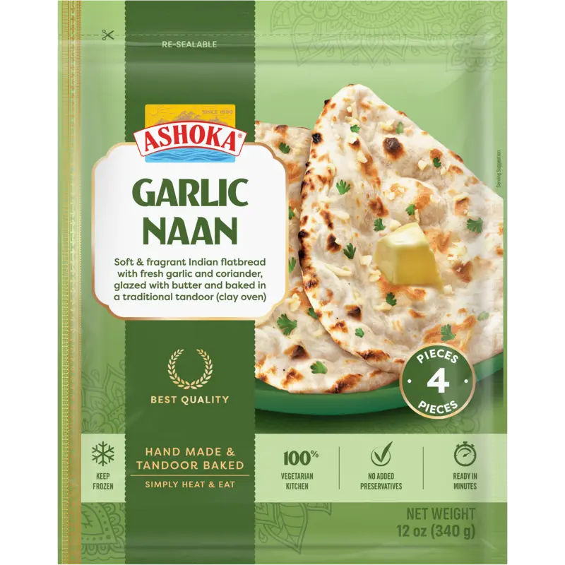 Ashoka Knoflook naan