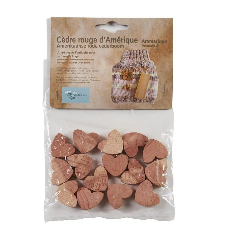Eco Conseils Anti Mot Hartjes 15 stuks