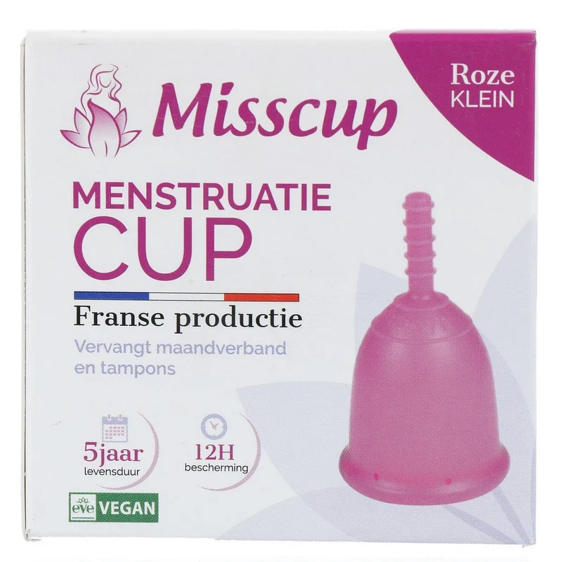 Eco Conseils Misscup Menstruatie Cup Klein Roze