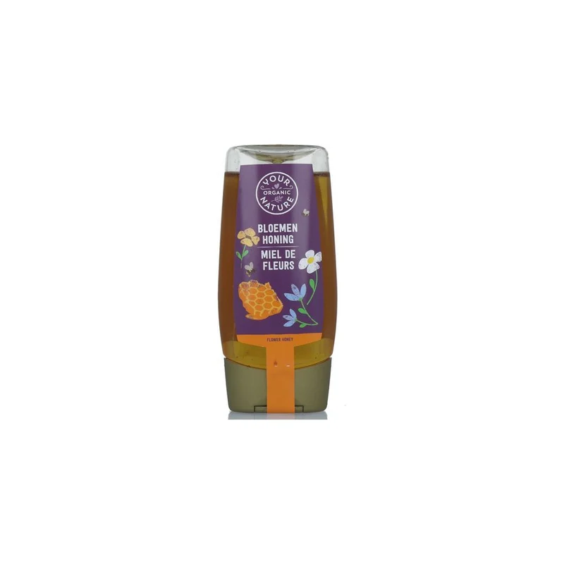 Your Organic Nature Bloemenhoning Knijpfles 350 gram