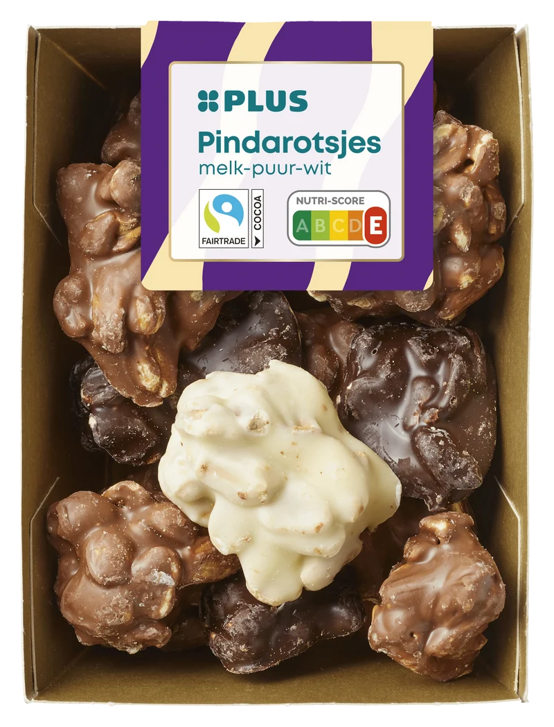 Pindarotsjes melk/wit/puur