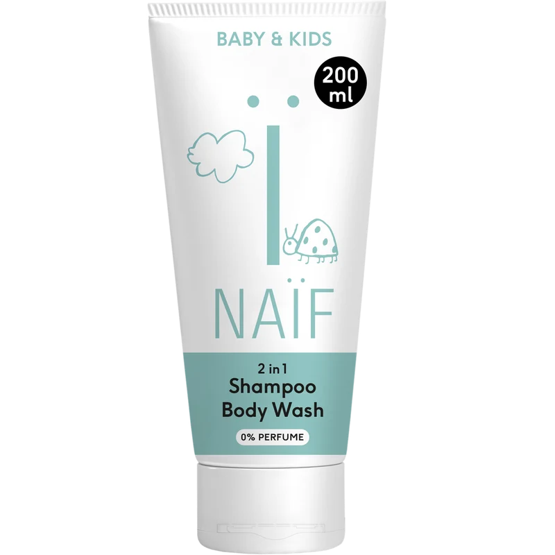 Naïf Baby & Kids Shampoo & Body Wash 2in1 200 ml