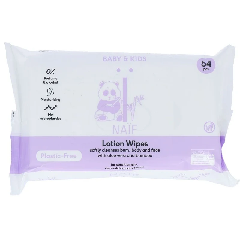 Naif Babydoekjes Lotion 54 stuks