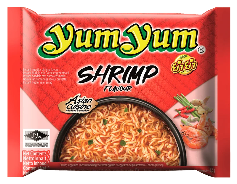 Yum Yum Noodlesoep garnaal