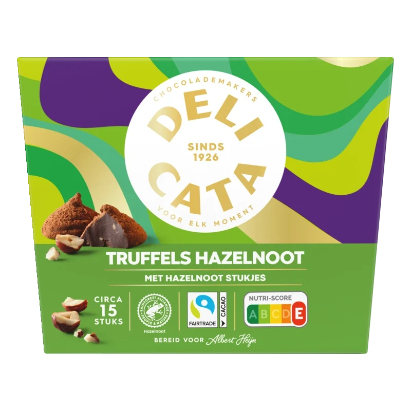 Delicata Truffels hazelnoot