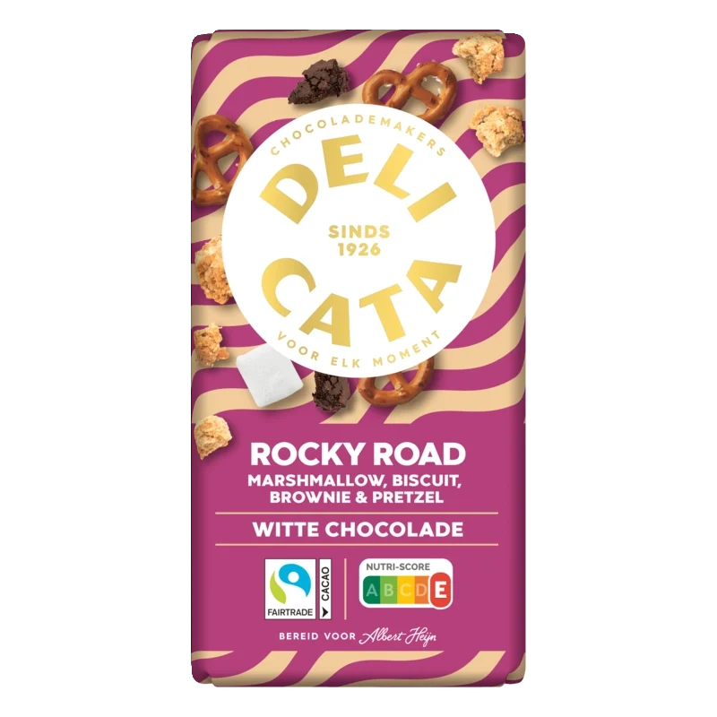 Delicata Reep rocky road witte chocolade