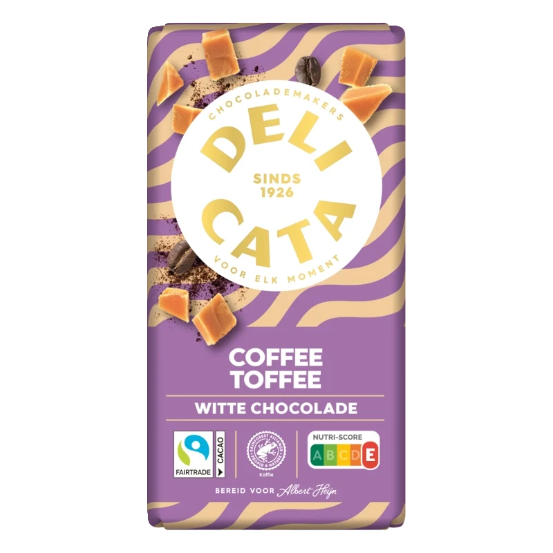 Delicata Reep latte karamel witte chocolade